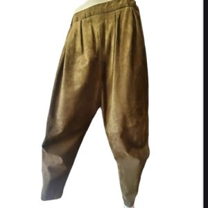 GISELLE SHEPATIN suede pants